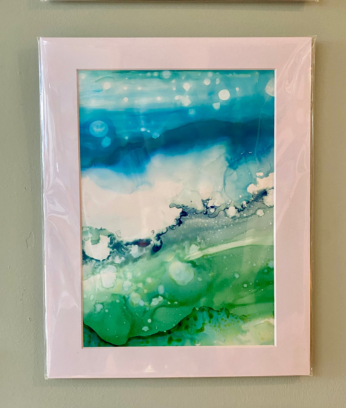 Underwater Inspired Original Ink Painting