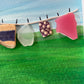 Mini washing line | 10 cm White