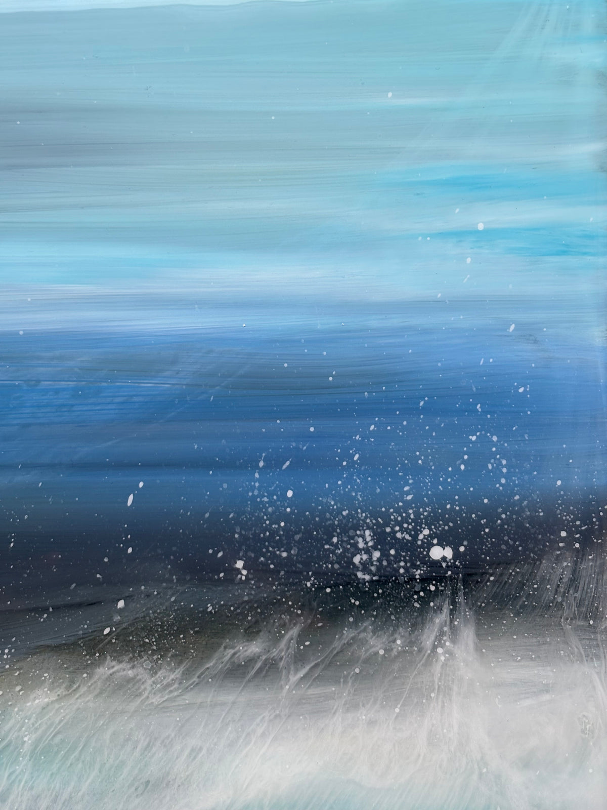 Wild turquoise seascape | 30 cm