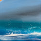 Indigo seascape | Circle