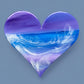 Love Resin seascape | Heart