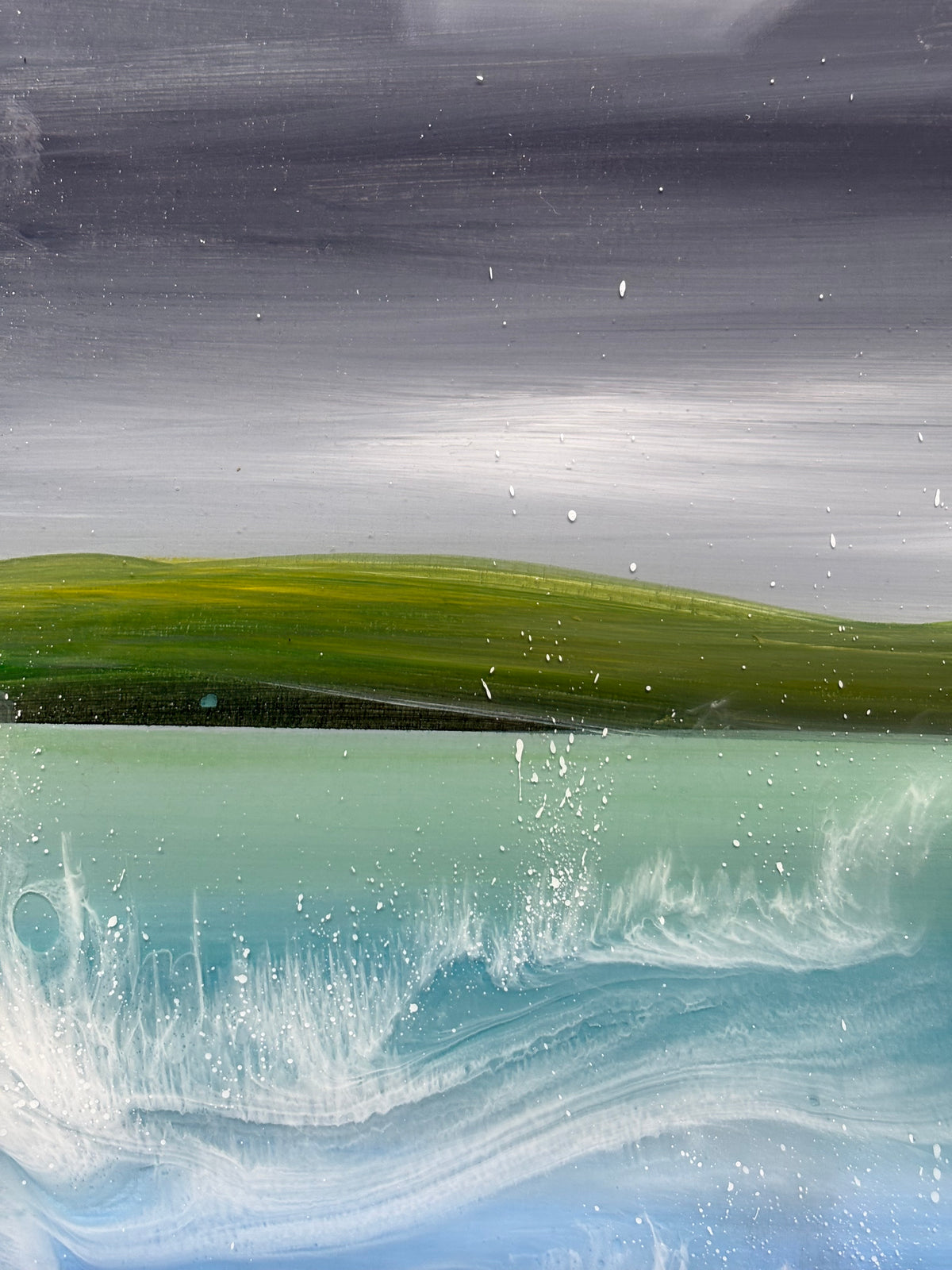 Shetland swell resin seascape | 30 cm