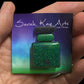 Aurora Borealis Small Resin Brooch