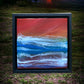 Islands Sunset Resin Artwork | Square