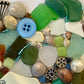 Large Beach Mosaic | Greens