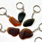 Shetland Sea Glass Keyring