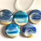 Beach Original Glossy Seascape Resin Pendants