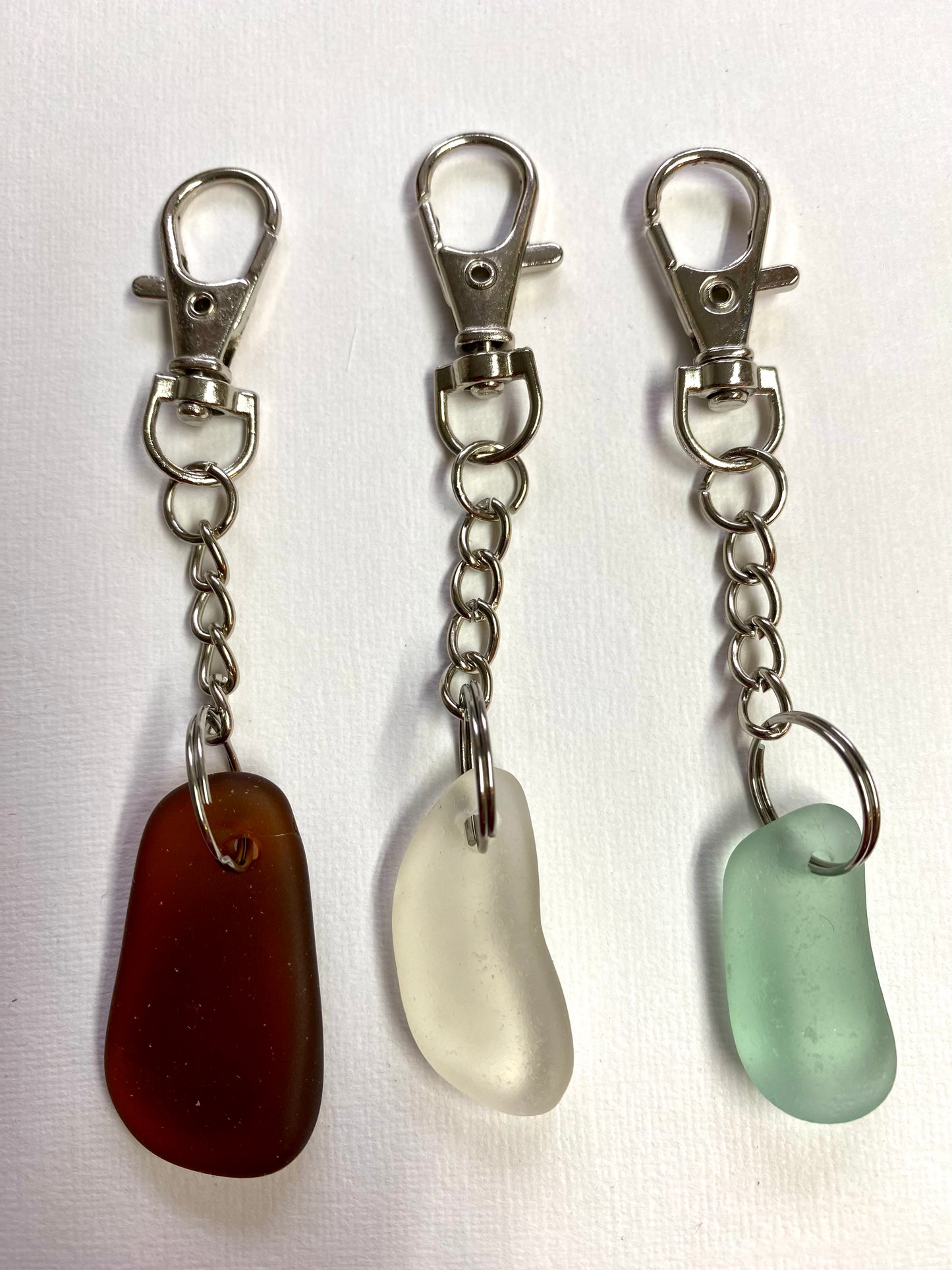 Shetland Sea Glass Keyring