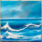 Shetland Seascape Resin Artwork | Square