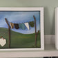 Beach Treasure Washing Line Artwork