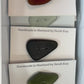 Large Single Sea glass button.