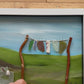 Sea glass washing line.