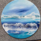 Realistic Seascape Shetland  | Circle 50 cm