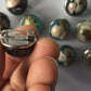 Beach Treasure Brooch Small White Shimmer