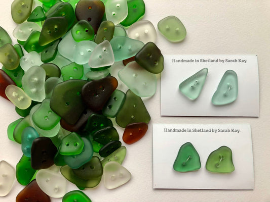 Shetland Sea Glass Buttons