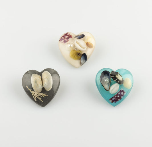 heart brooches