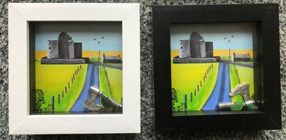 Muness Castle, Shetland Framed Print