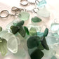 Shetland Sea Glass Keyring