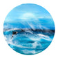 Resin Art Seascape Killer Whales | Circle 50cm
