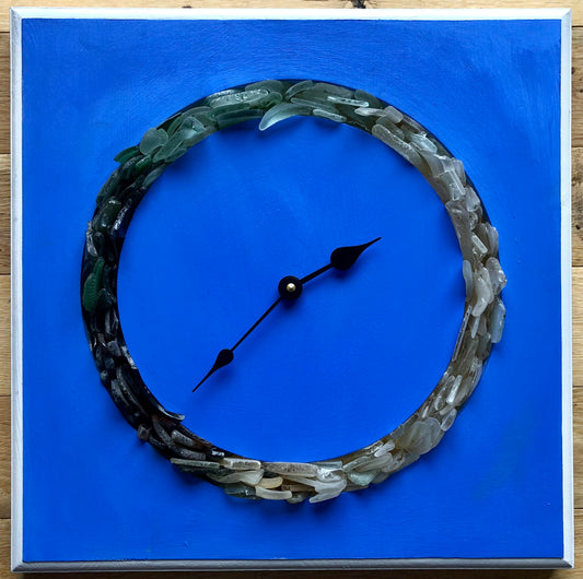 Shetland Sea Glass Clock
