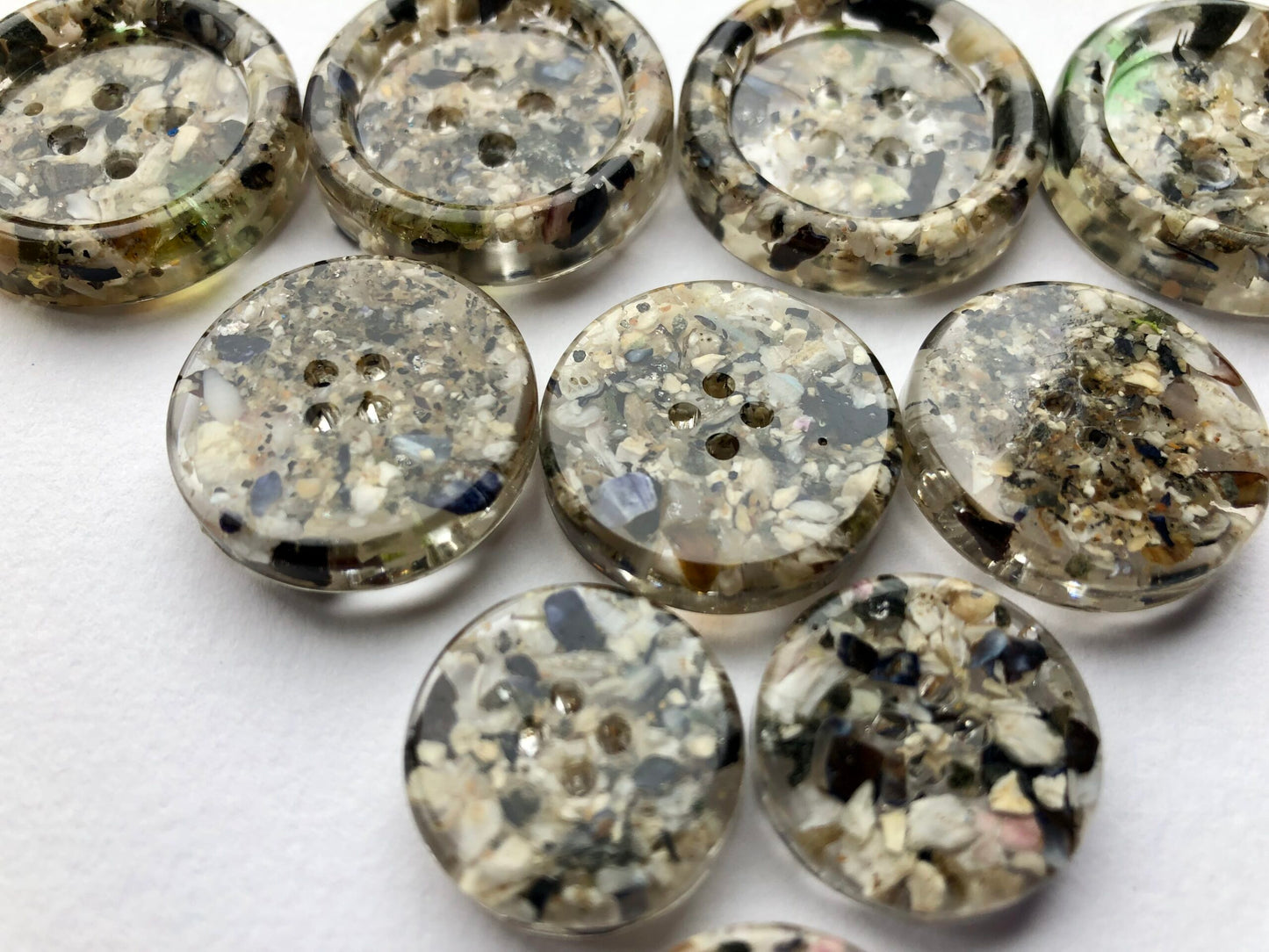 Shetland Beach Treasure Resin Buttons