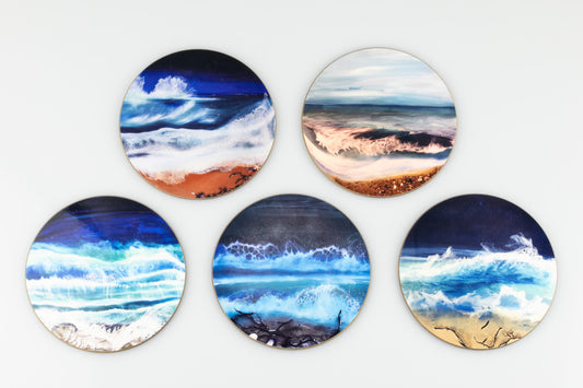 Seascape Painting Coaster Set