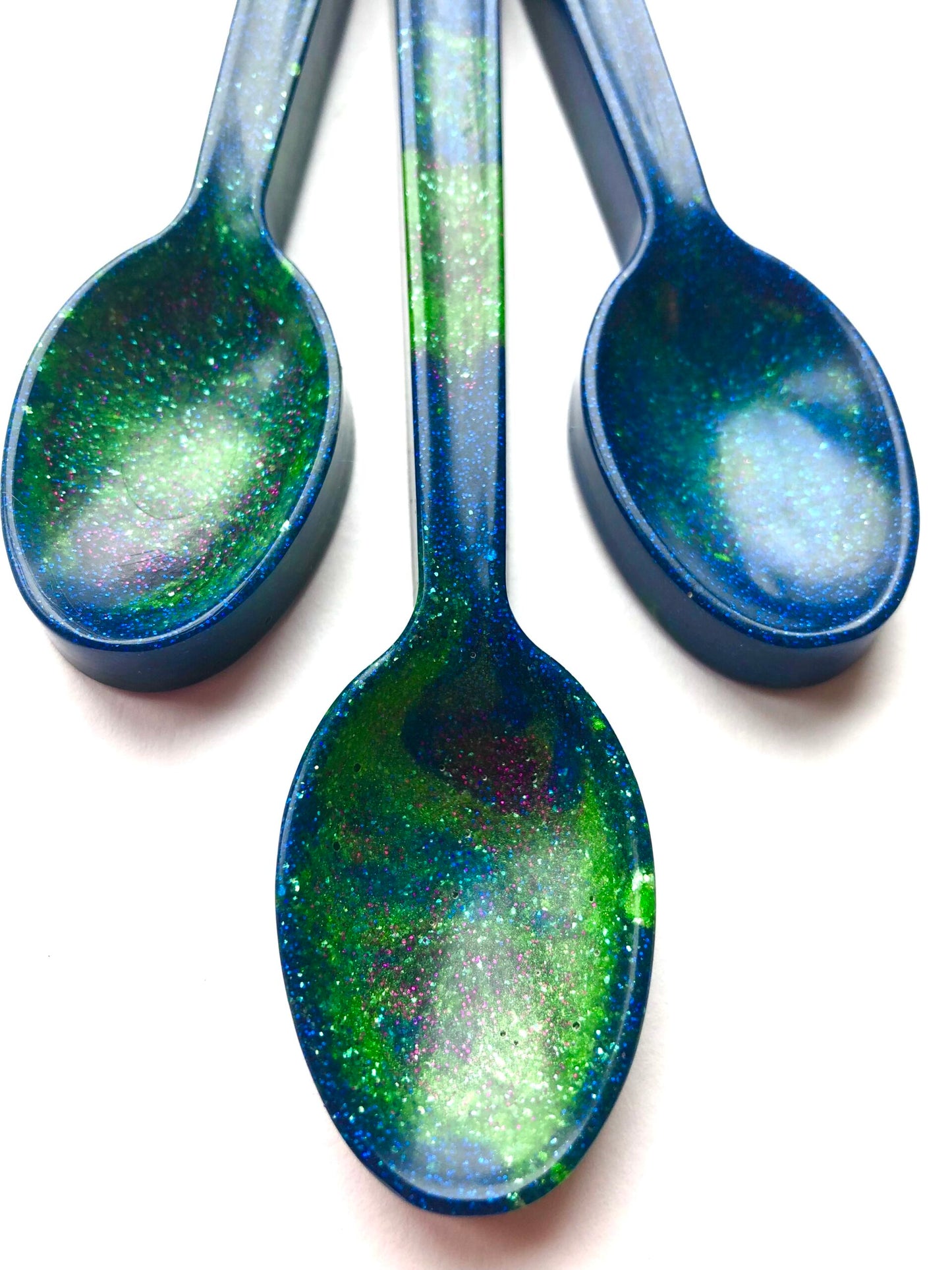 Aurora Borealis Resin Spoon