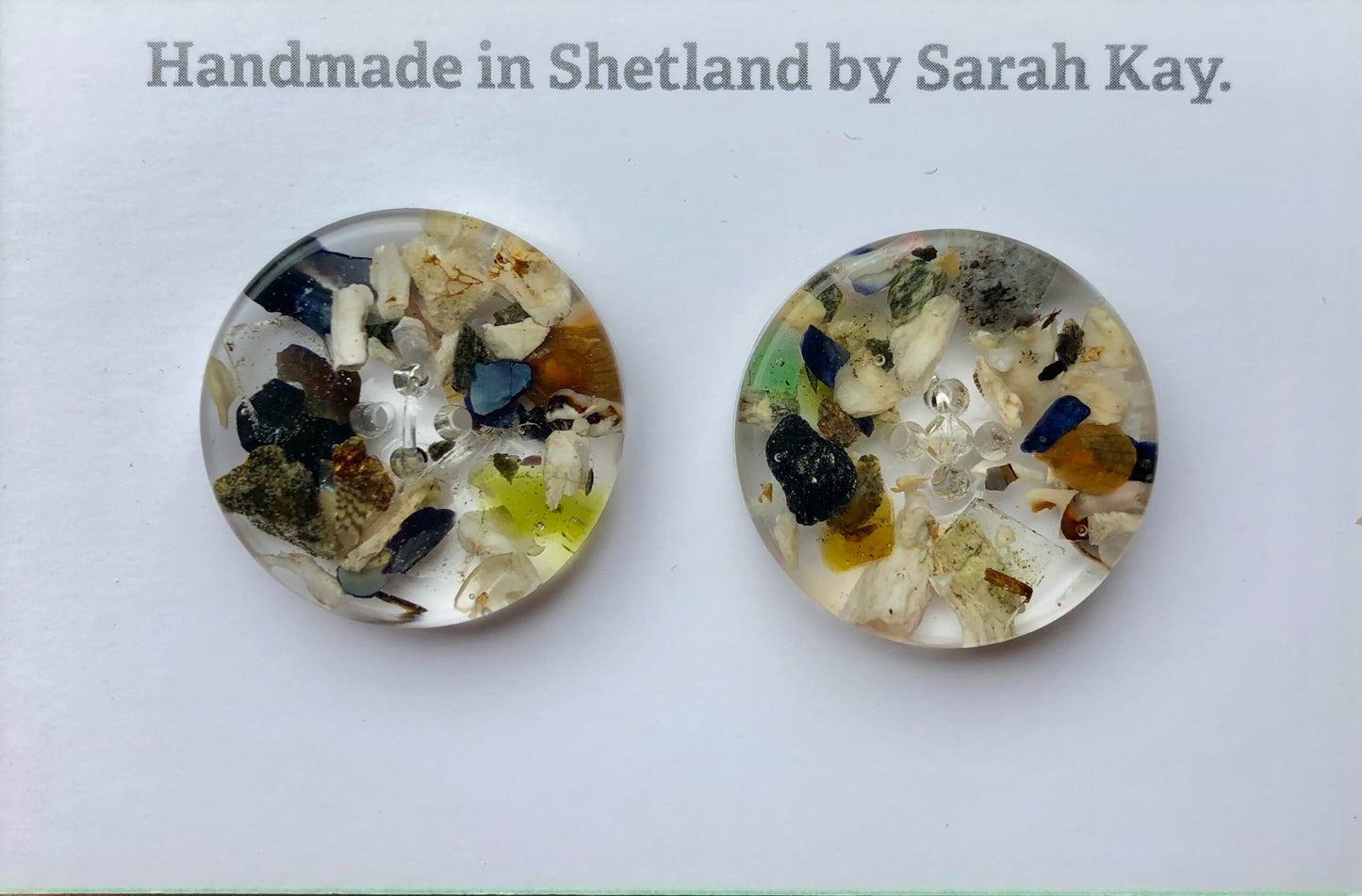 Shetland Beach Treasure Resin Buttons