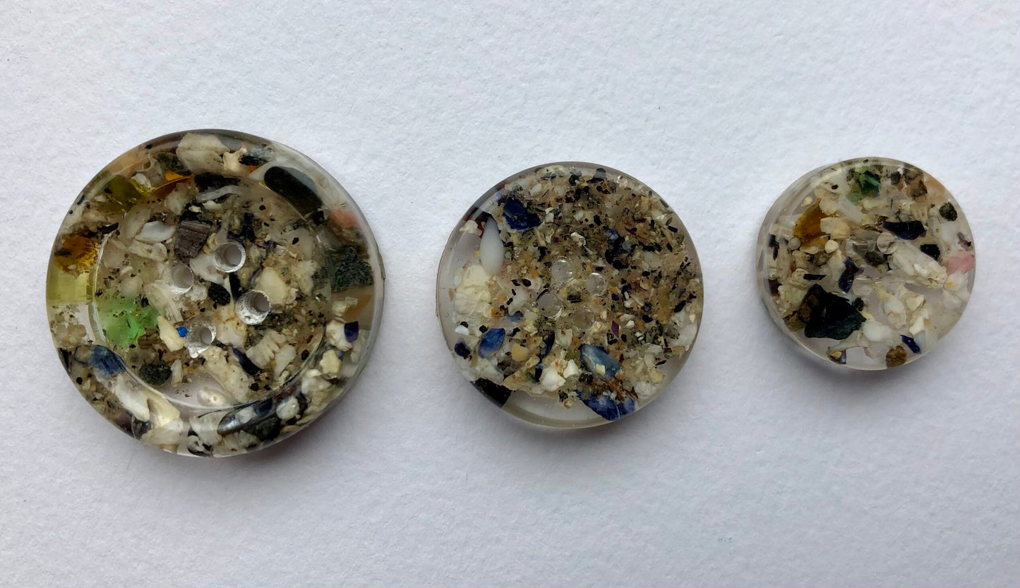 Shetland Beach Treasure Resin Buttons