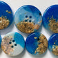 Bains Beach Resin Buttons, Shetland TV Series Inspired