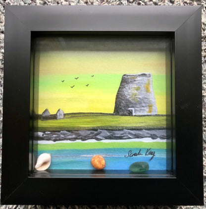 The Mousa Broch- framed print.