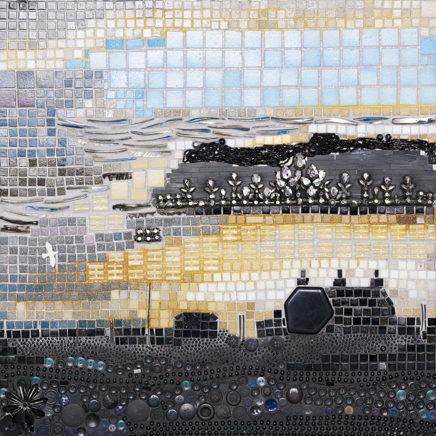 Sanday, Orkney Black Cloud Mosaic Prints