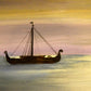 Quarff, Shetland Inspired Up Hella Aa Viking Ship Print