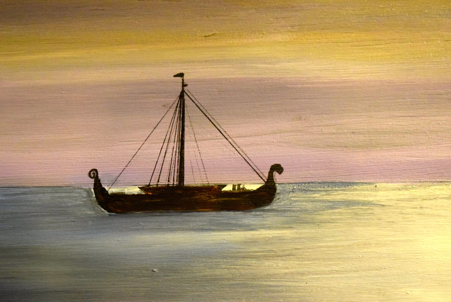 Quarff, Shetland Inspired Up Hella Aa Viking Ship Print