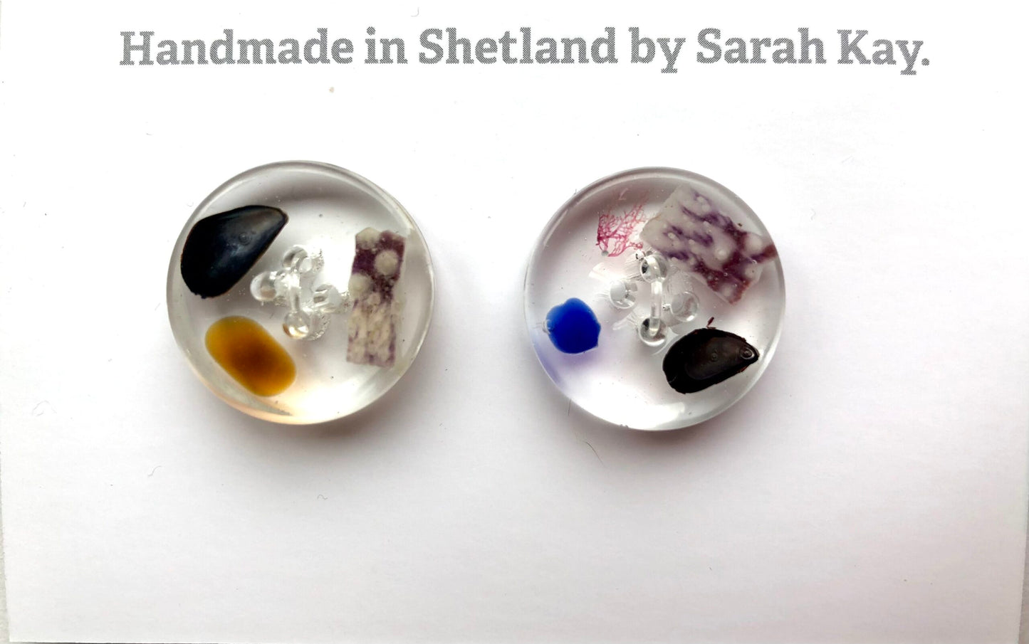 Shetland Beachcomber Treasure Resin Buttons