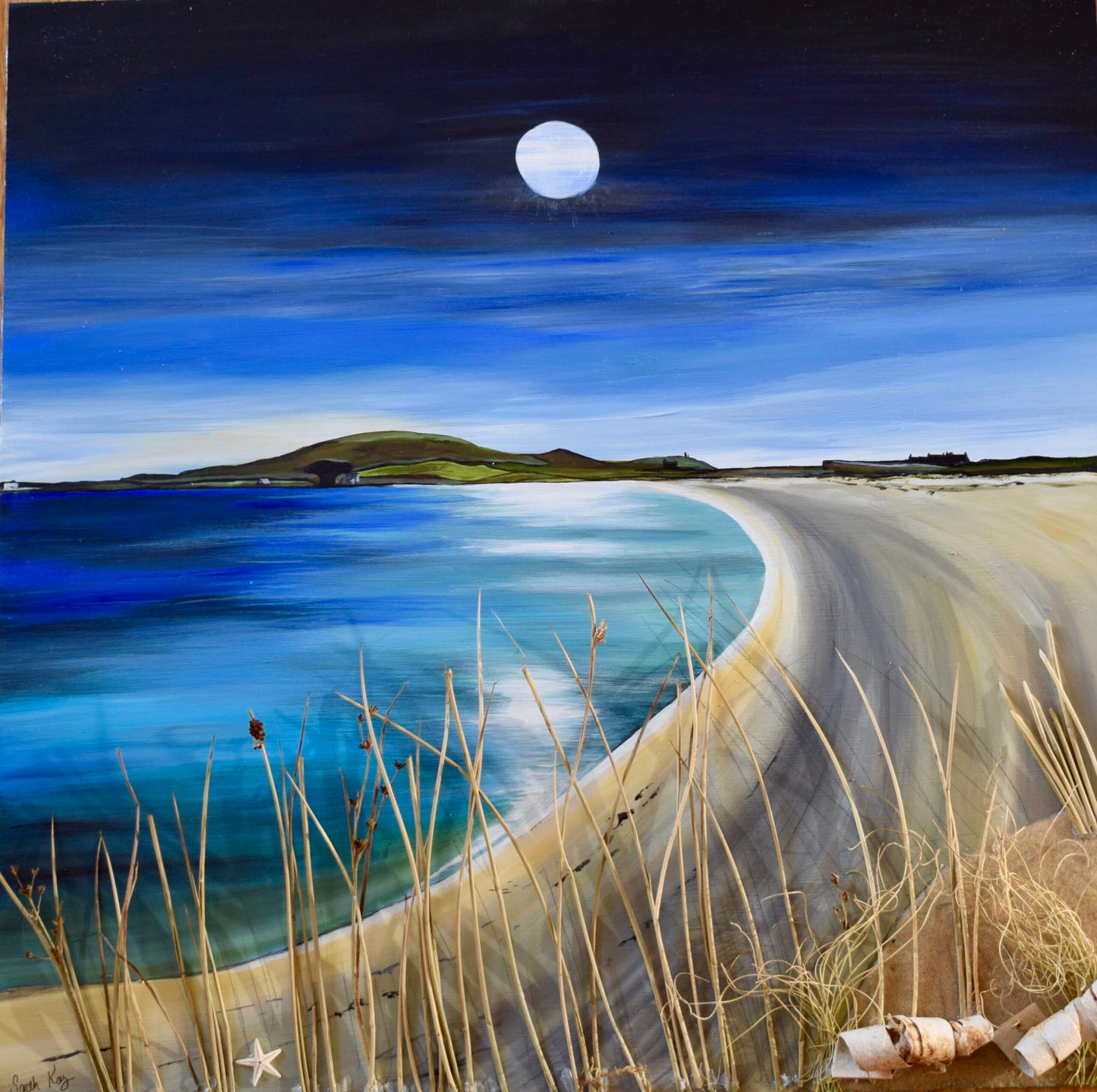 Grutness Beach, Shetland Print & Mixed Media Artwork